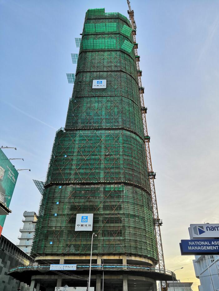 斯里兰卡珍珠塔楼酒店顺利封顶