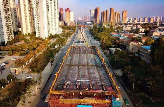 襄阳东西轴线高架桥项目